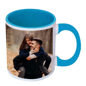 3 Tone Light Blue Mug