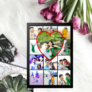 Heart Shape Collage Frame