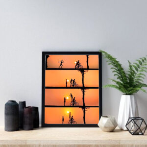 Loving Silhouette Frame