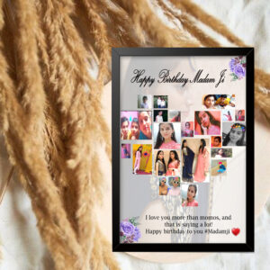 Floral Heart Photo Frame