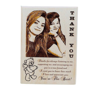 Engraved Wooden Plaque