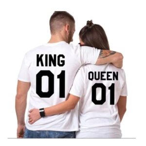 Couple's Back Print T-SHIRT