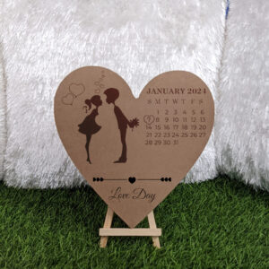 Couple's Heart MDF