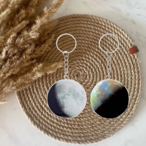 Moon Phases Couple's Keychains
