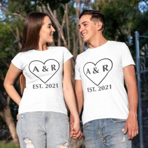Initials & Date T-SHIRT