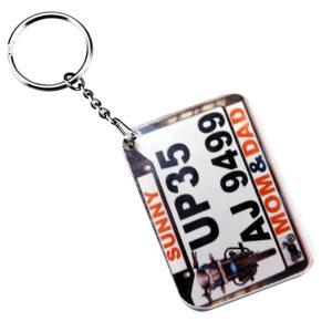 Number Plate Keychain