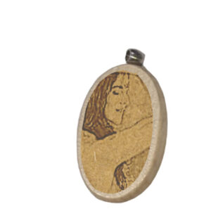 Engraved Oval Keychain