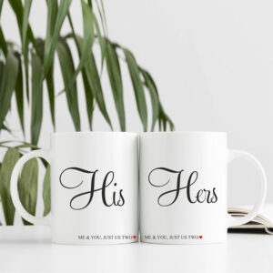His & Hers Personalized Mug Set