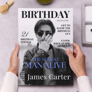 customized birthday magazine
